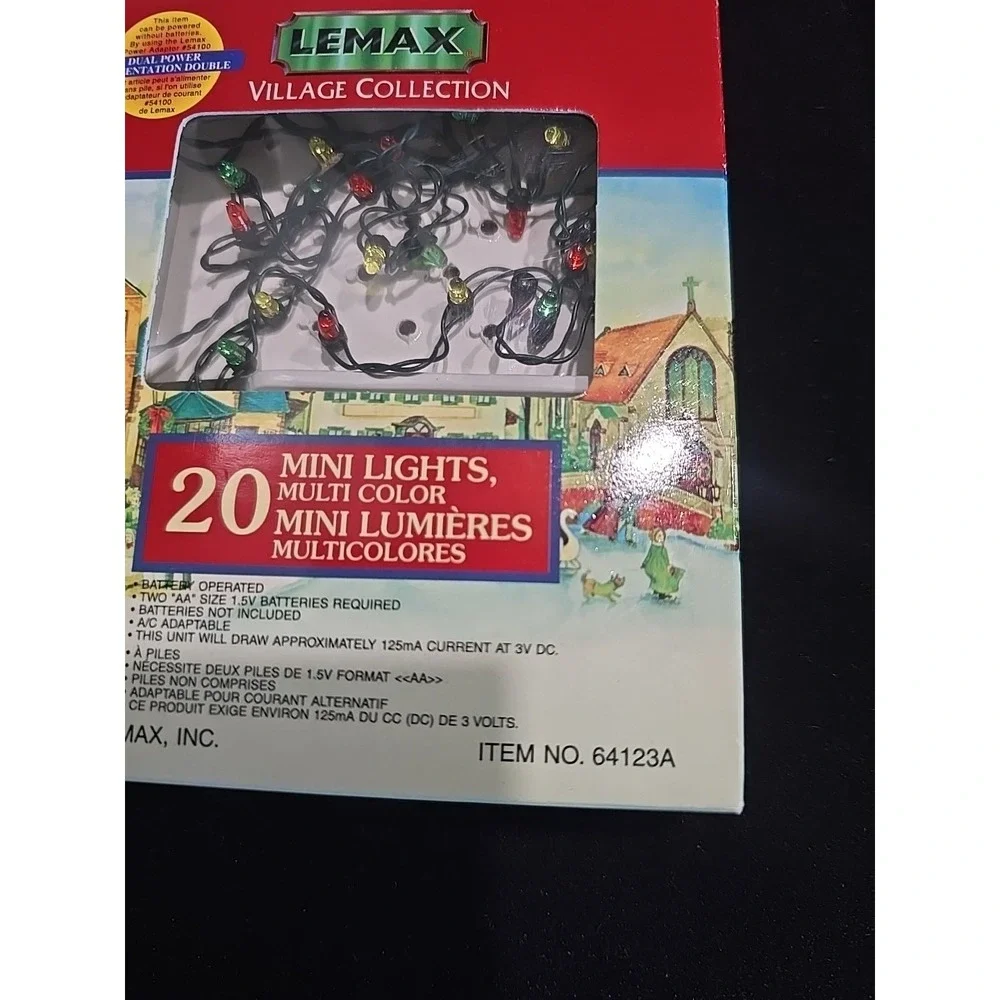 Lemax Village Collection 20 Mini Lights Multi Color‎ Item 64123A